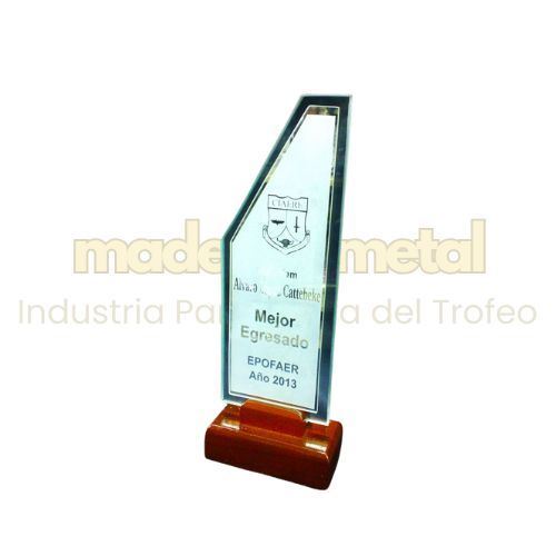 Imagen de Trofeo en vidrio reflectivo - M20.601